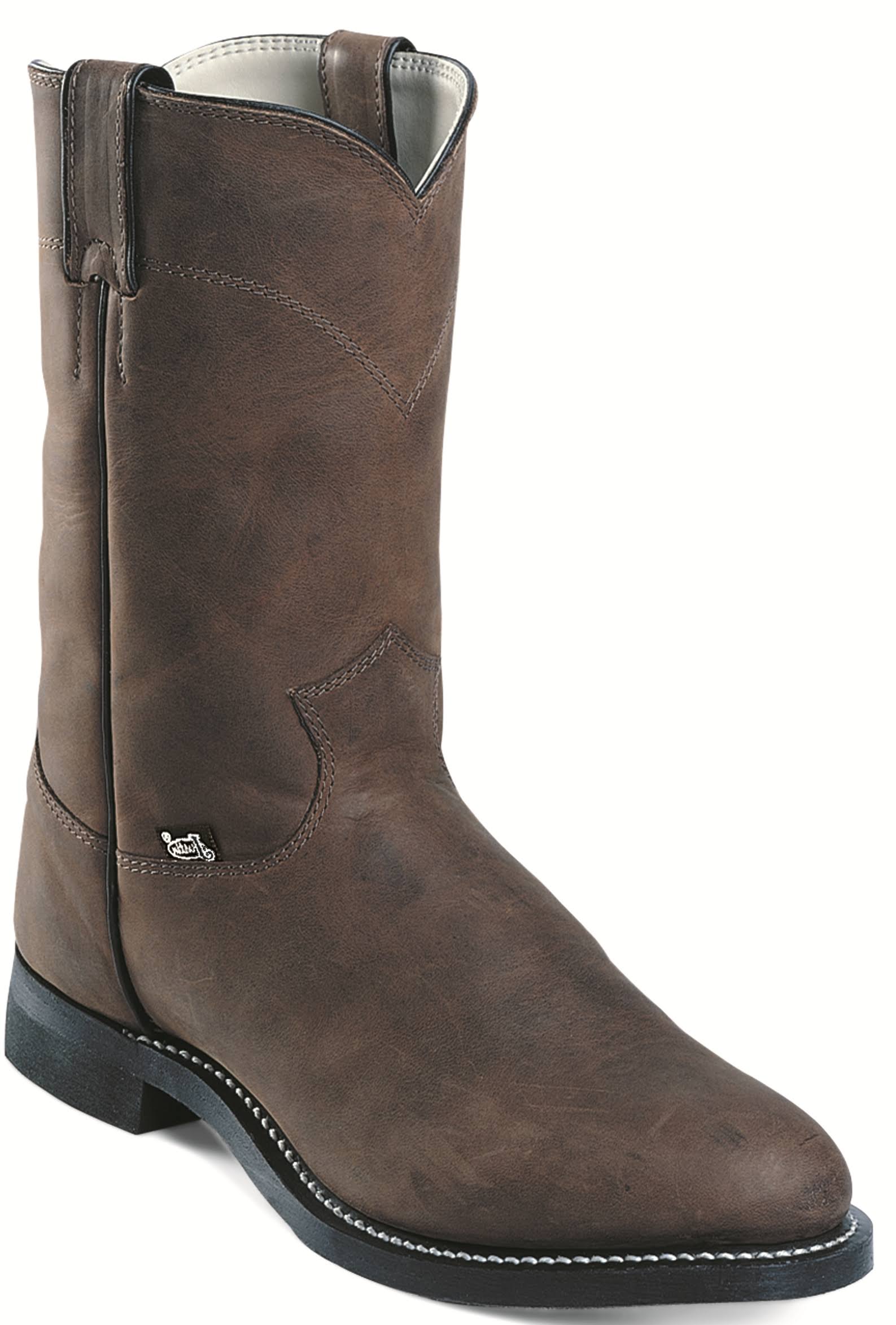 Justin Basics Roper Cowboy Boots