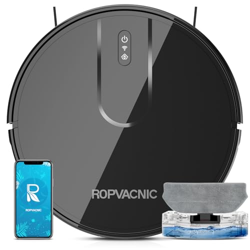 Robot Vacuum Cleaner Robot Vacuum and Mop Combo with 4000Pa Suction, Personalized Cleaning Adjustments, Self-Charging Robotic Vacuum Cleaner
