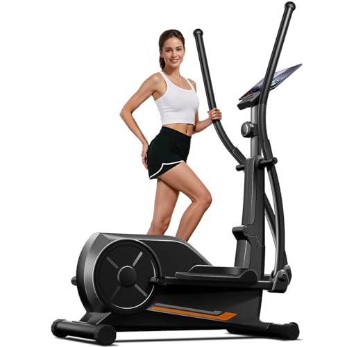 CURSOR FITNESS Elliptical Machine, Elliptical Exercise Machine for Home, Elliptical Training Machines with 8 Levels Resistance