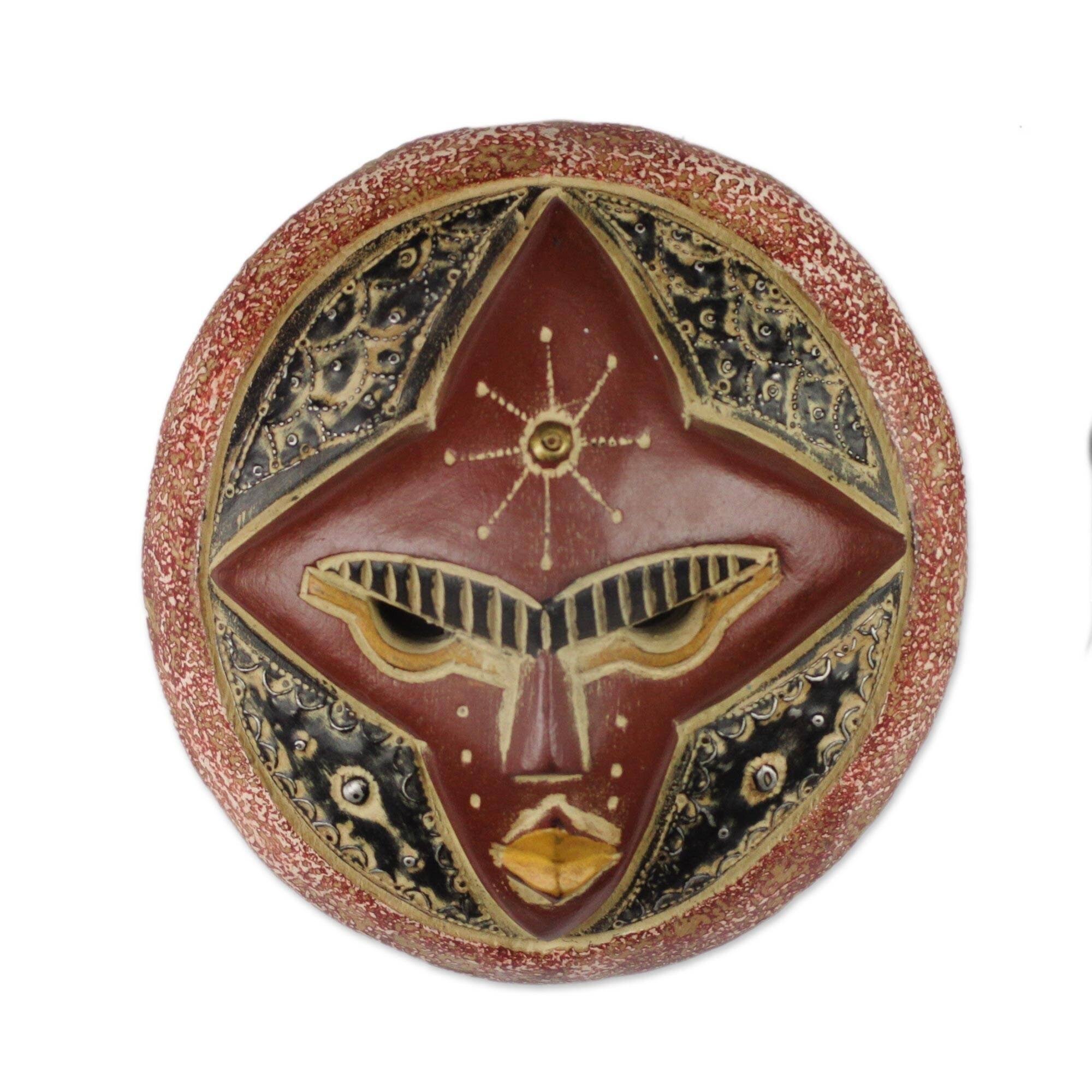 Handmade Zulu Beauty African Wood Mask (Ghana)