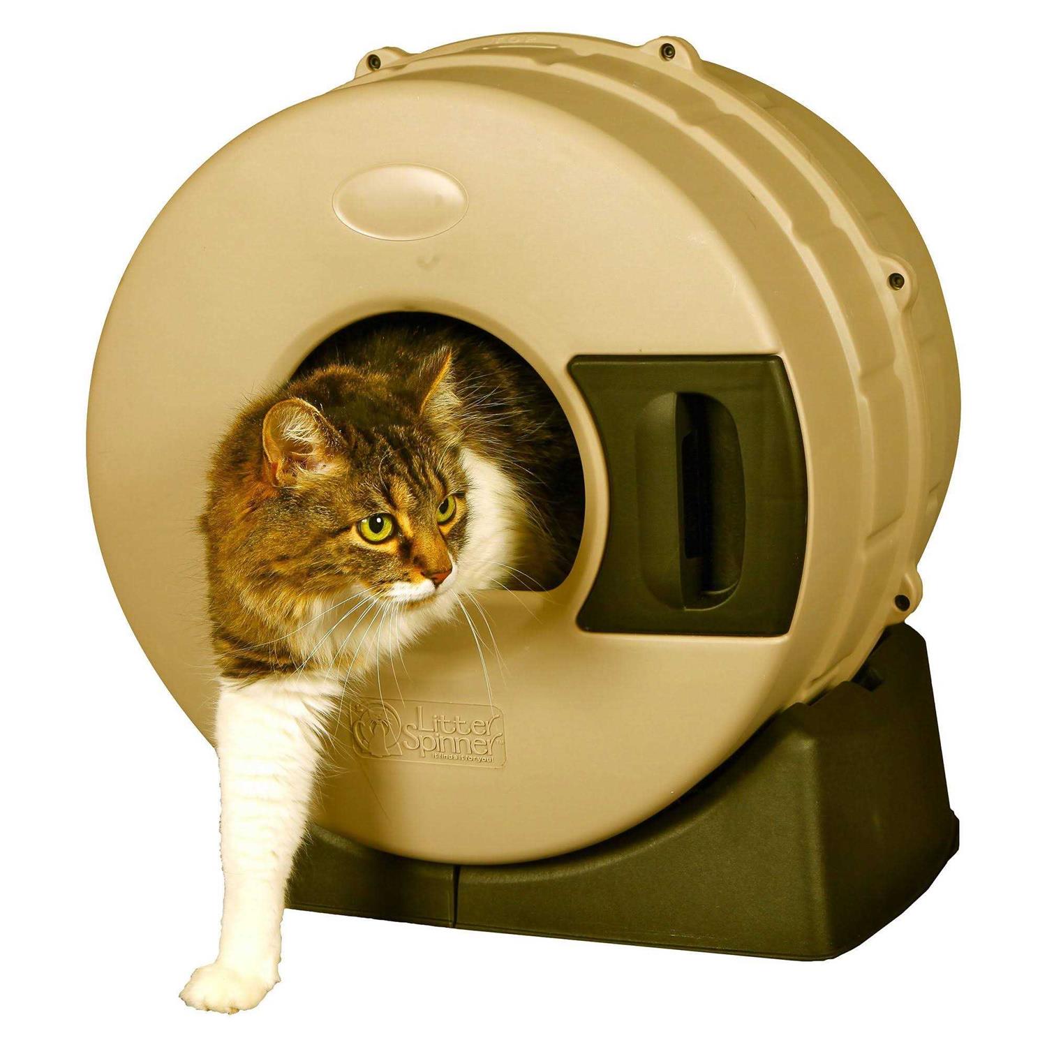 Smart Choice Pet Products Litter Spinner Cat Litter Box Litter Spinner 3002 - TAN - Pet Supplies online store