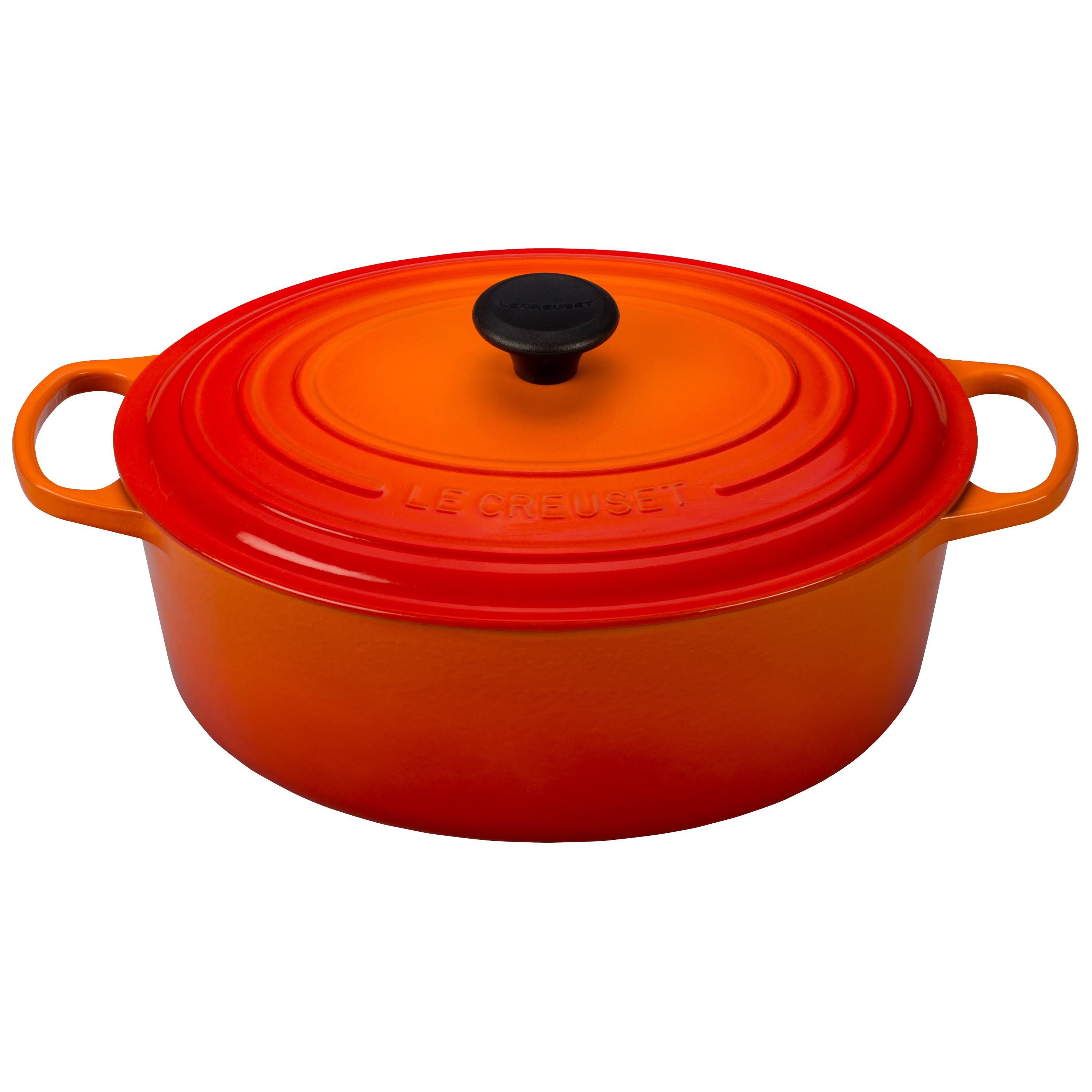 Le Creuset Signature Cast Iron 8-Quart Flame Oval Dutch Oven