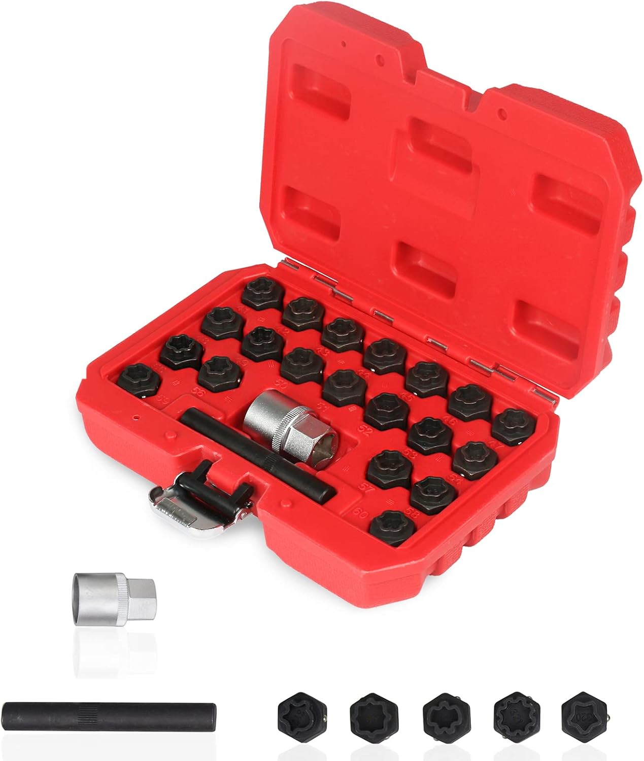 CATUDIY Automotive Wheel Lock Removal Kit Locking Lug Nuts Compatible for BMW Series