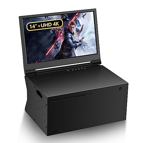 G-STORY 12.5‘’ Portable Monitor for Xbox Series X 4K Portable Gaming Monitor IPS Screen for Xbox Series S（not Included） with Two HDMI, HDR
