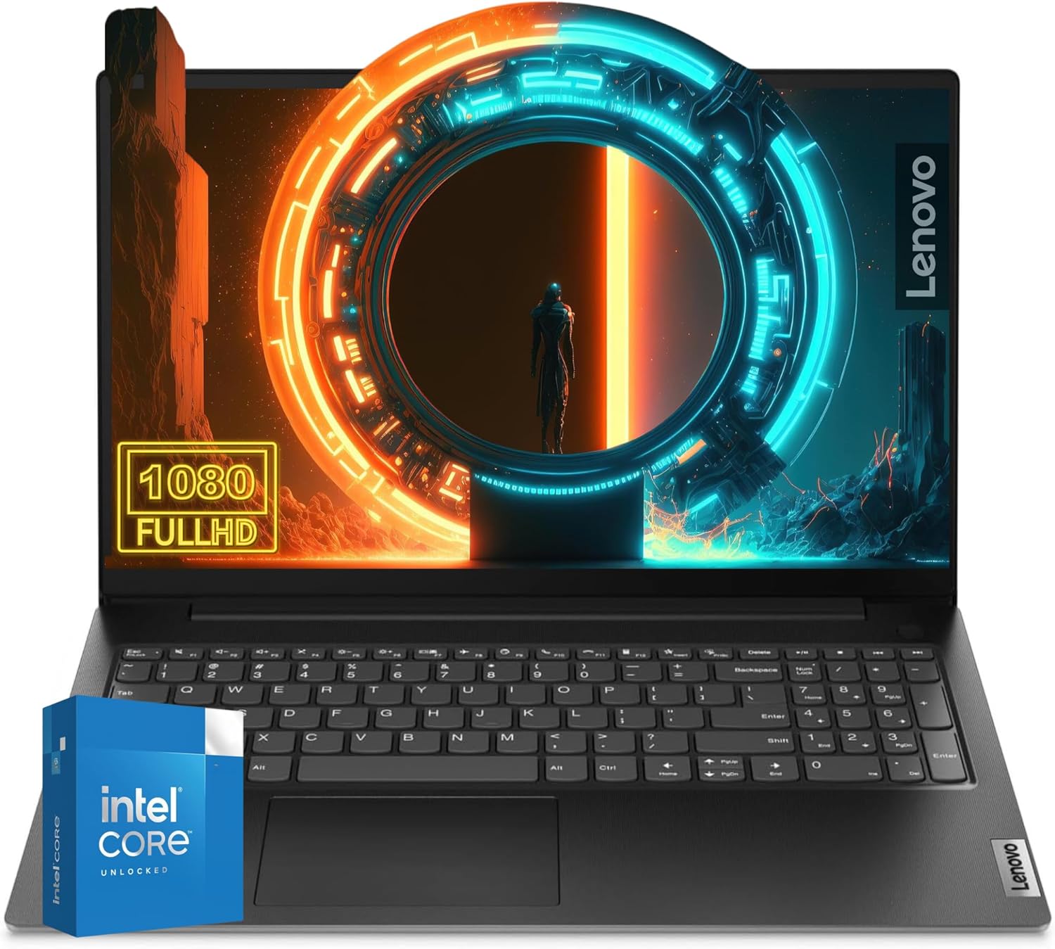Lenovo Everyday Ideapad with Microsoft Office Lifetime License, 16GB Memory, 1TB SSD Storage, Intel Dual Core Processor, 15.6" Anti-Glare HD Display