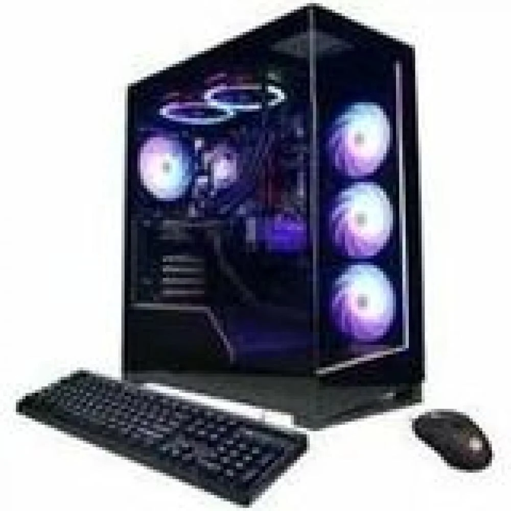 CyberPowerPC Gamer Supreme SLC8960CPGV11 Gaming Desktop Computer - Intel Core i7 14th Gen i7-14700KF - 32 GB - 2 TB SSD - Mid-tower - Black