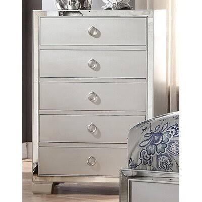 Craddock 5 Drawer Chest Rosdorf Park