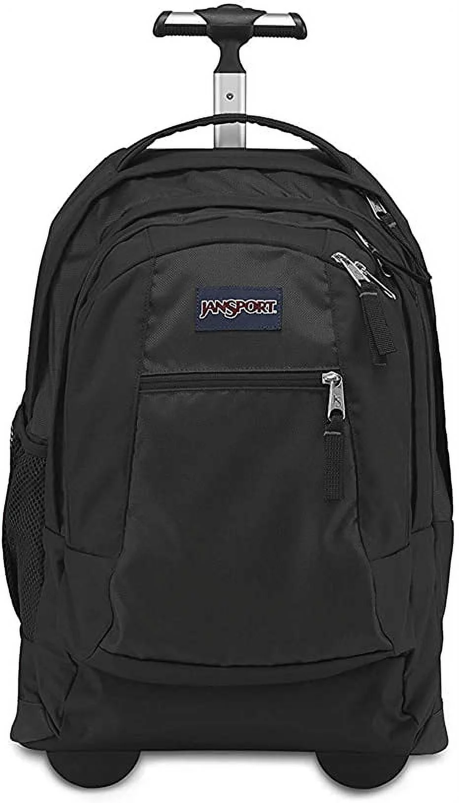 JanSport Driver 8 Rolling Backpack - Wheeled Travel Bag with 15-Inch Laptop Sleeve (Black) - Radiant Selections