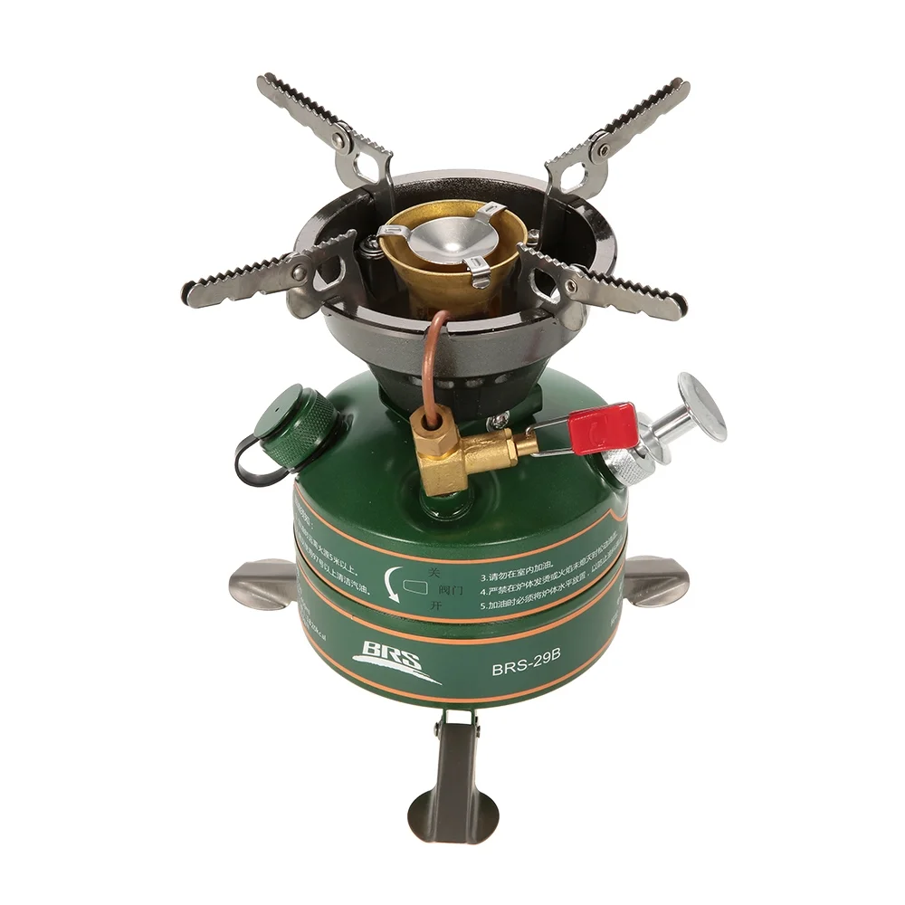 BRS Camping Hiking Portable Integrated Non-preheating Gasoline-burning Fuel Gasoline Camping Fishing Picnic Furnace Boiler Cooker