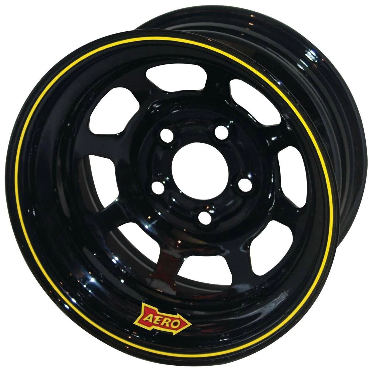 Aero Race Wheel 50-105040 15x10 4in. 5.00 Black