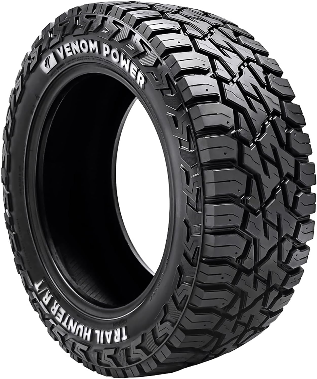 Venom Power Trail Hunter R/T All-Terrain Mud Off-Road Light Truck Radial Tire-33X12.50R17LT 33X12.50X17 33X12.50-17 120Q Load Range E LRE 10-Ply RWL