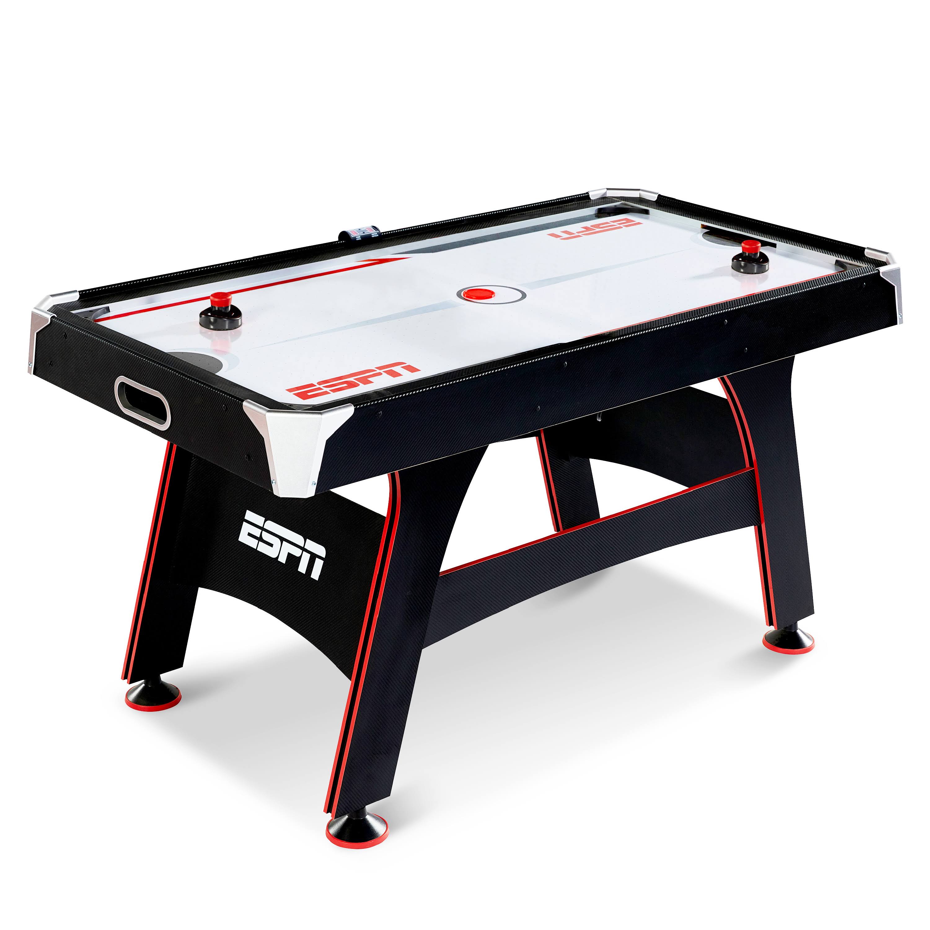 Espn - 5& Air Powered Hockey Table with LED Electronic Scorer