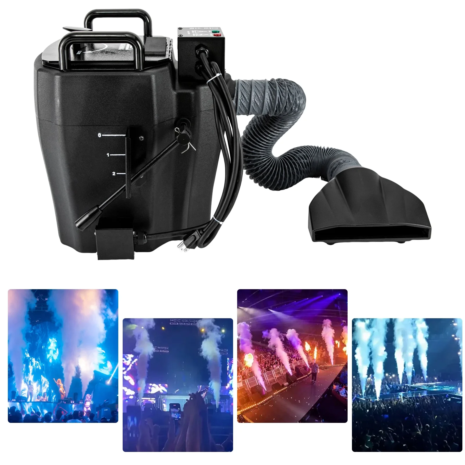 Miumaeov 3500w DJ Stage Effect Dry Ice Machine