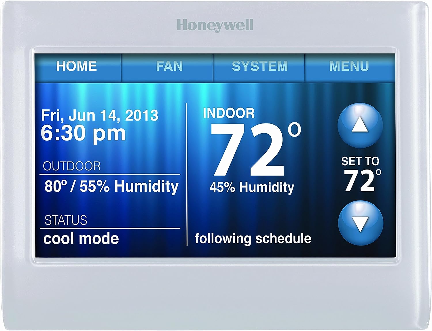 Honeywell Wireless WiFi Thermostat,7 Programmable - Smart Home Appliances