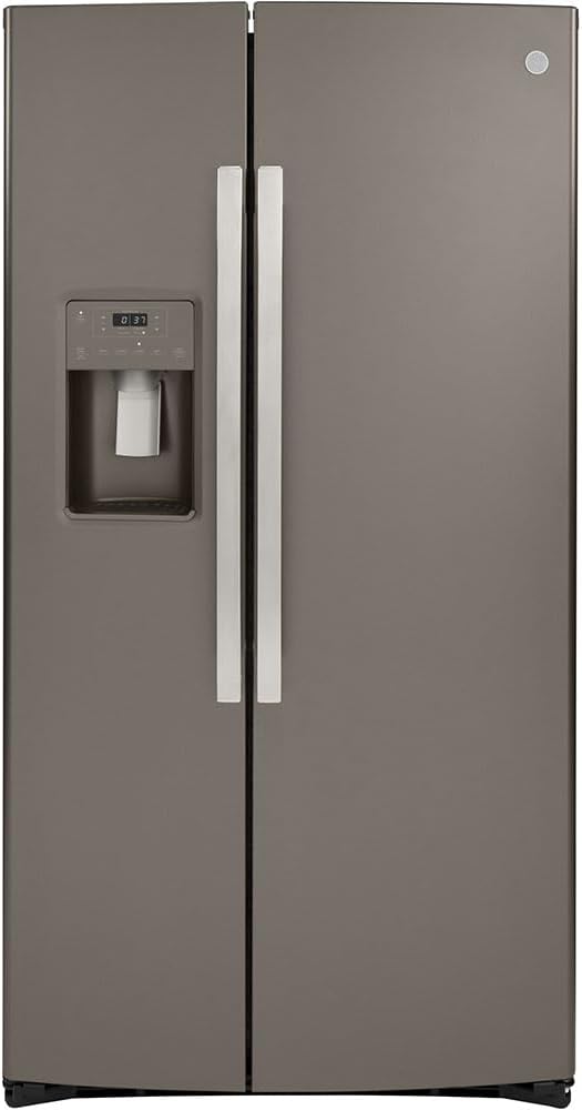 GE GZS22IMNES 36" Counter-Depth Side-by-Side Refrigerator with 21.8 Cubic. ft. Capacity, External Ice and Water Dispenser