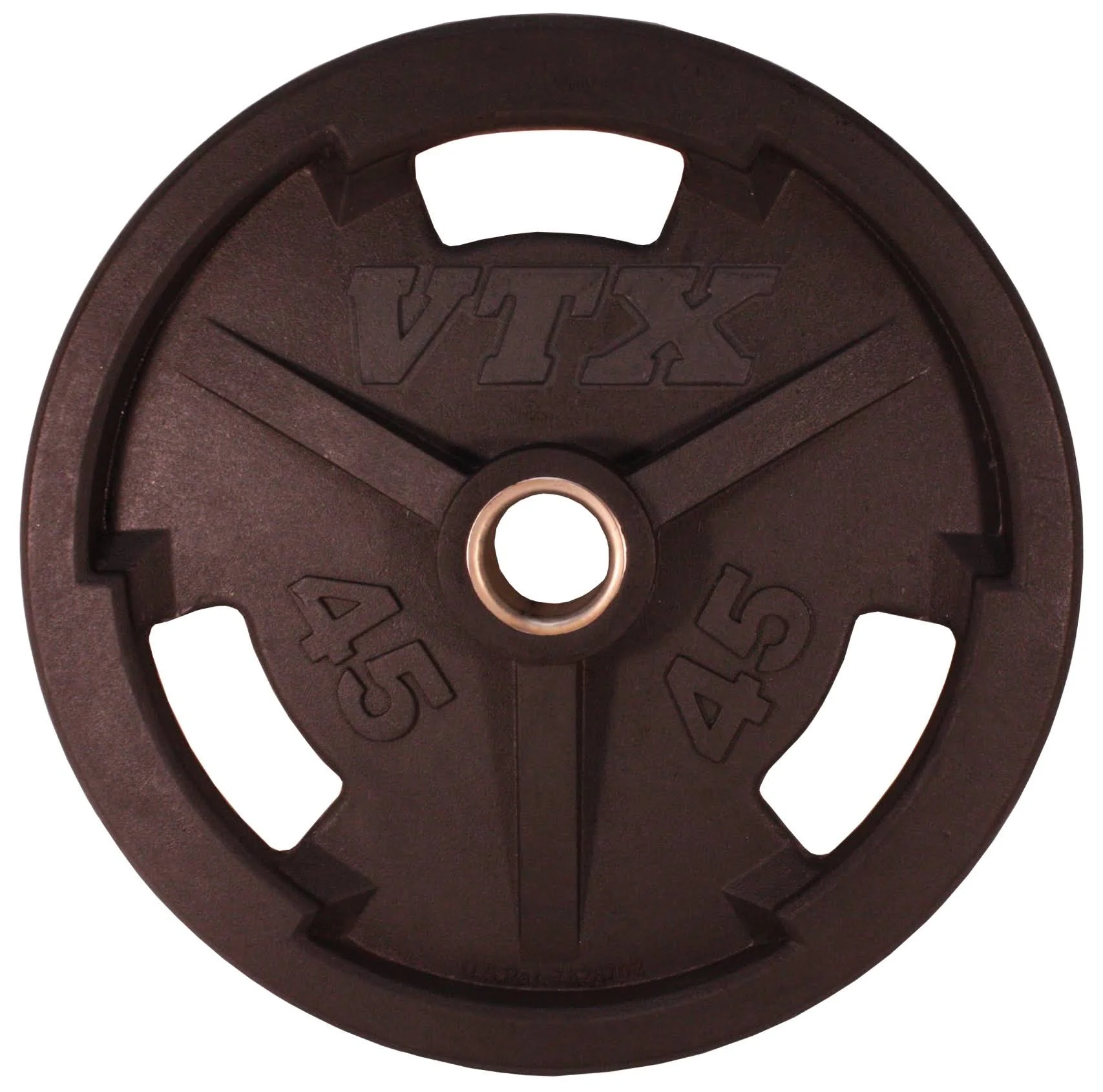 VTX Olympic Rubber Encased 10lb Grip Plate