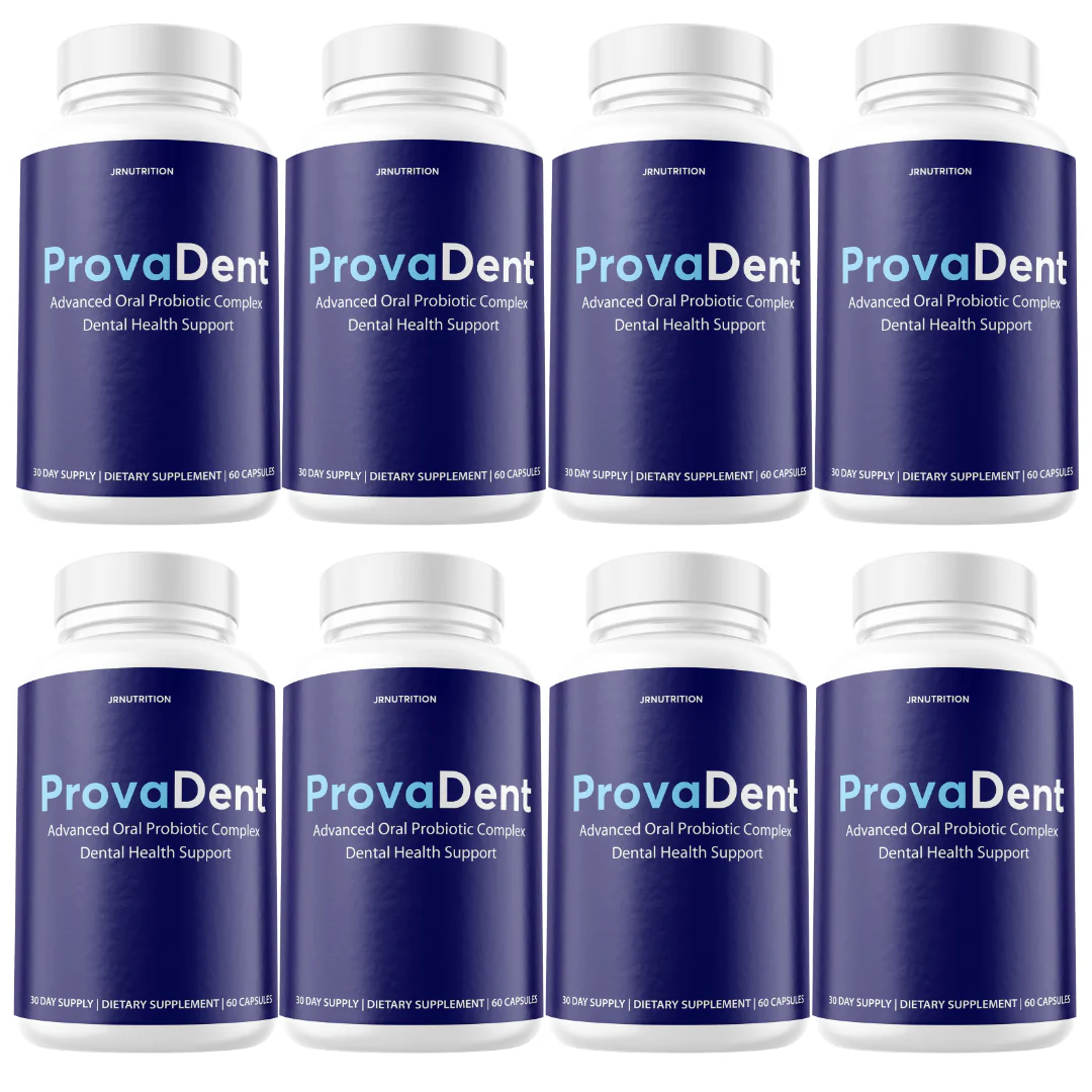ProvaDent Oral Probiotic Support Healthy Teeth and Gums Prova Dent - 8 Bottles - Kansas Nuitrition - HNZSDS