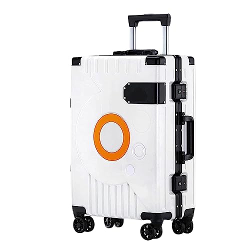 PANKERS Portable Suitcase Aluminum Frame Luggage Lightweight Suitcase With Tsa Lock Universal Wheels Aluminum Frame Carry On Luggage Safety Hard Edge