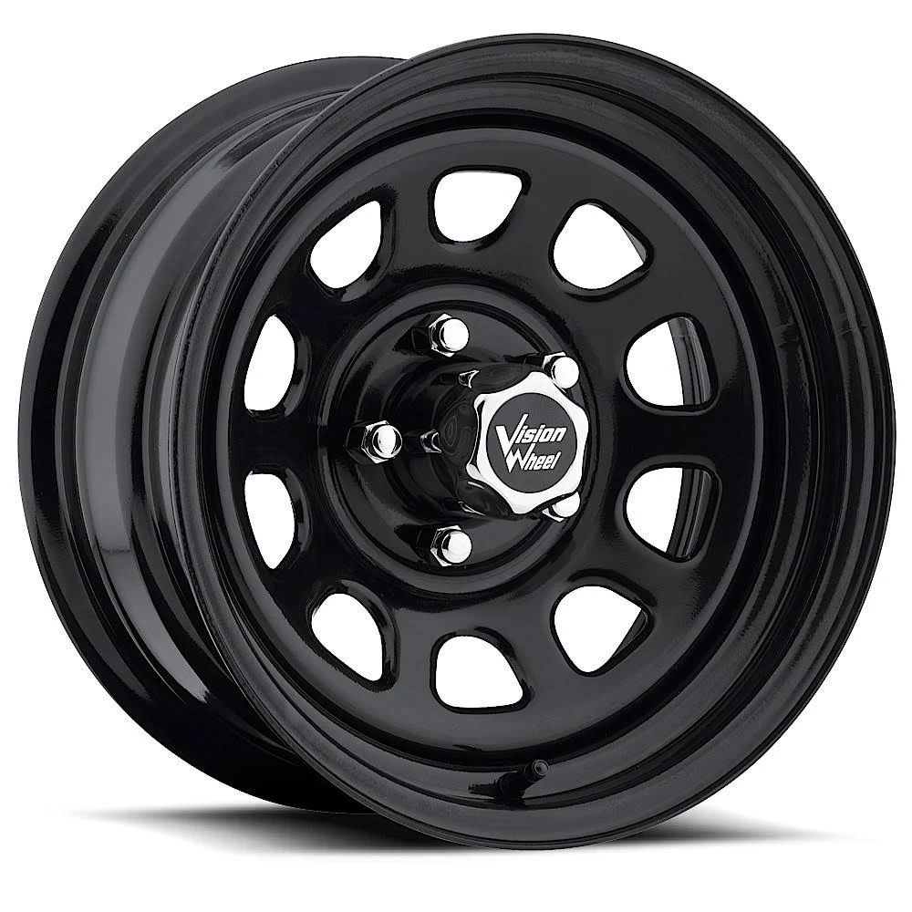 Vision D Window 84 Wheel 15x8 5x127 Black -19mm Offset