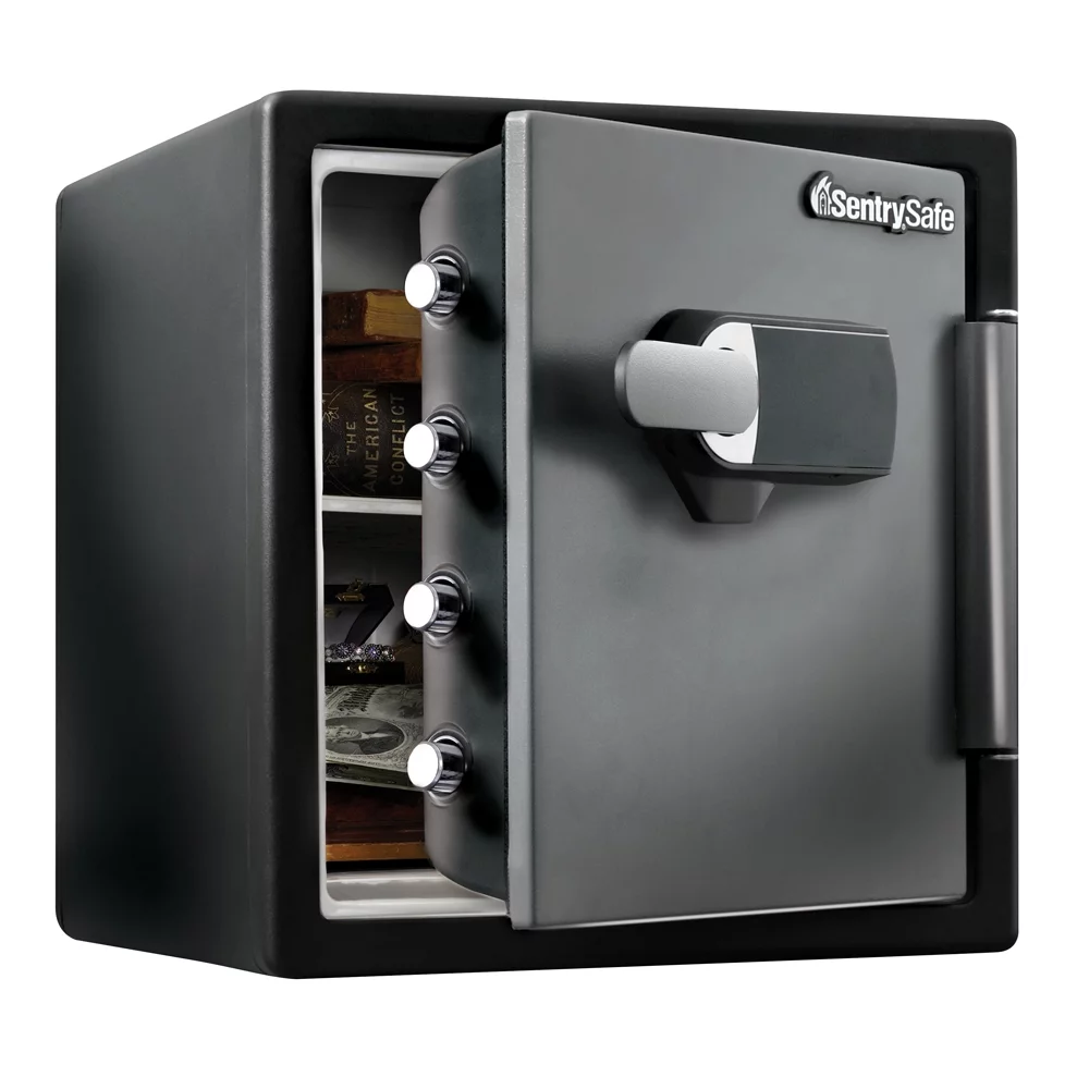 SentrySafe SFW123TSC Fire and Water-Resistant Safe with Digital Lock and Alarm, 1.23 cu. ft. - Curated Treasures Market