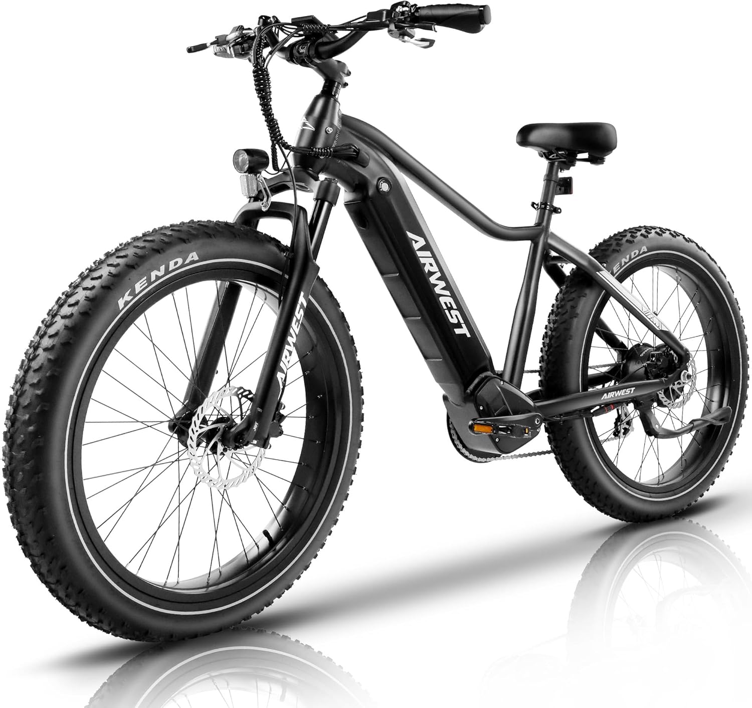 Electric Bike for Adults 750W Electric Bike BAFANG Motor, 26" Ebikes for Adults, 48V 15AH LG Battery, 28MPH Fat Tire Electric Bicycle