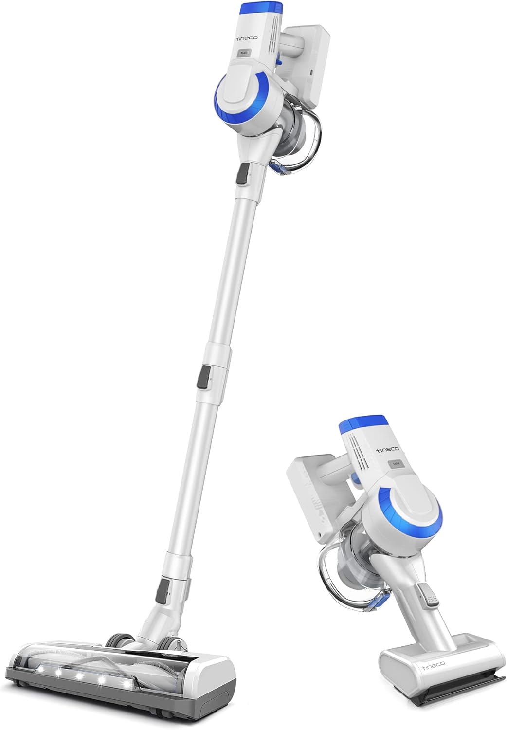 Tineco A10 Essentials Cordless Stick Vacuum Cleaner, Lightweight and Quiet, Powerful Handheld Vacuum for Hard Floor Carpet with Attachments