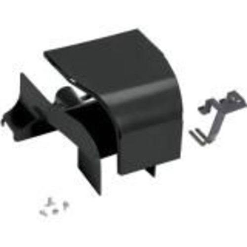 Panduit FiberRunner Cable raceway spill-over junction - Black ABS plastic