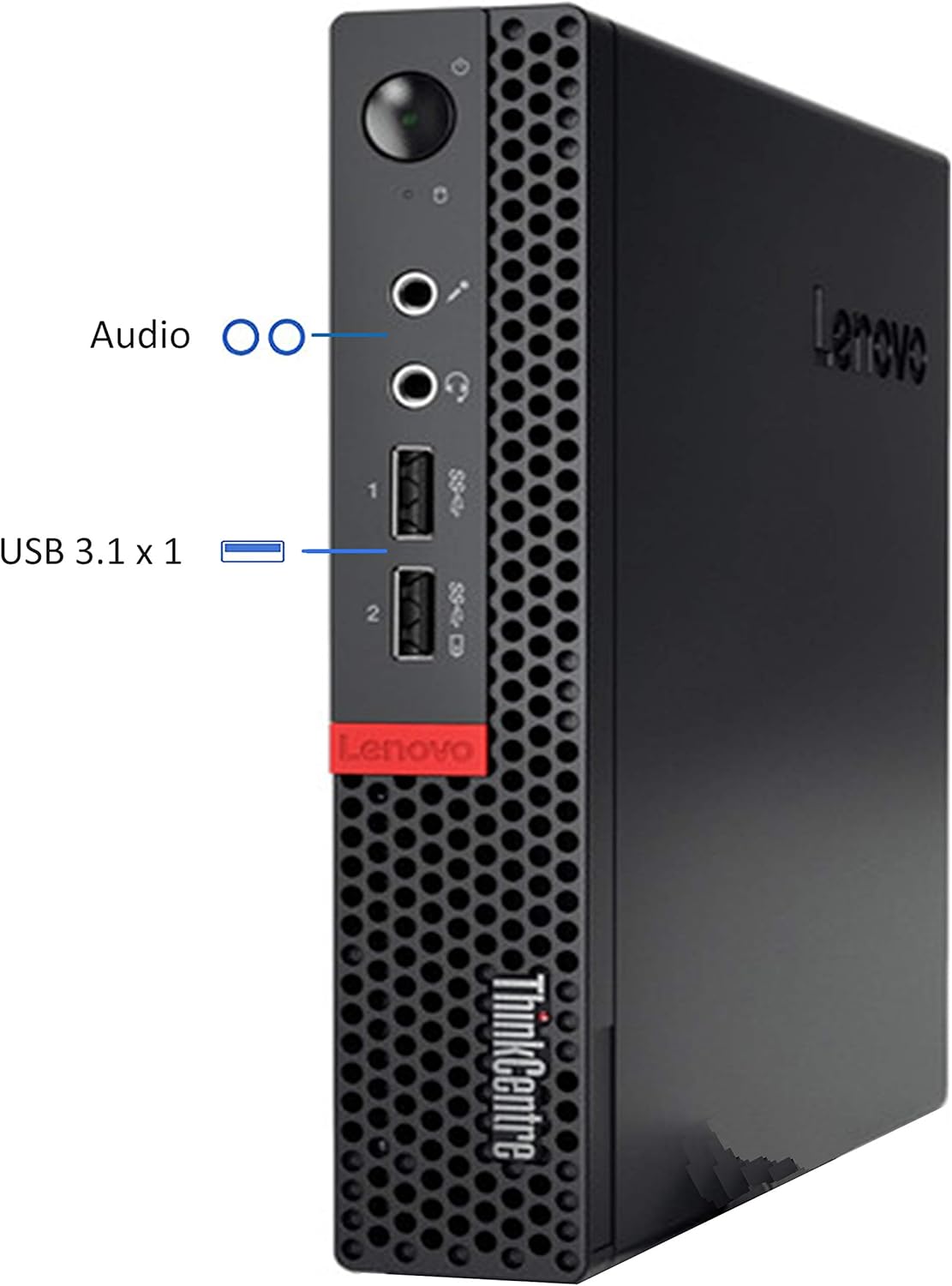 Lenovo ThinkCentre M910Q Tiny Desktop Computer, Intel Core i7-6700T Upto 3.6GHz, 32GB RAM, 512GB NVMe SSD, 4K 3-Monitor Support DisplayPort, HDMI