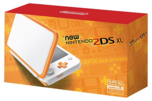 Nintendo New 2DS XL - White + Orange (Renewed) - Radiant Selections