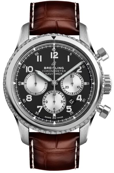 Navitimer 8 B01 Chronograph Brown Strap 43mm