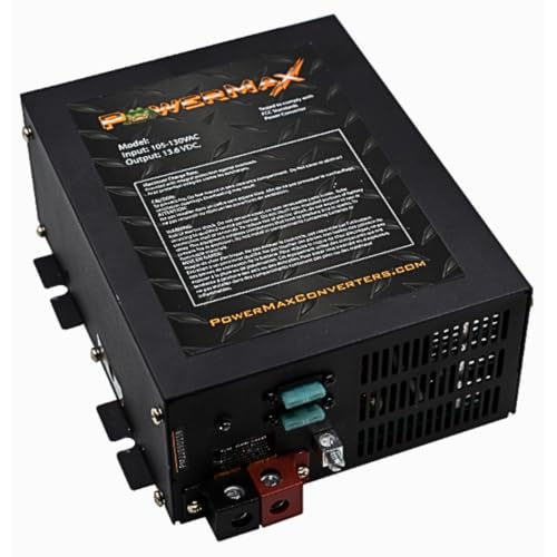 PowerMax PM3-100LK 110V to 12V DV Power Supply Converter Charger for RV 100 Amp -Grade Voltage Converter Modified SINE Wave Inverter