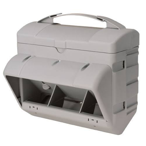 Wise Cage Poultry Feeder - 10 lb (Gray)