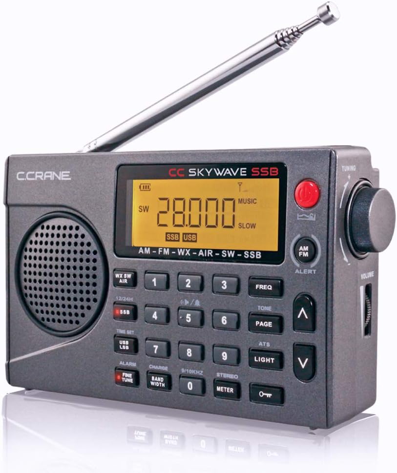 C. Crane CC Skywave SSB AM, FM, Shortwave, NOAA Weather + Alert