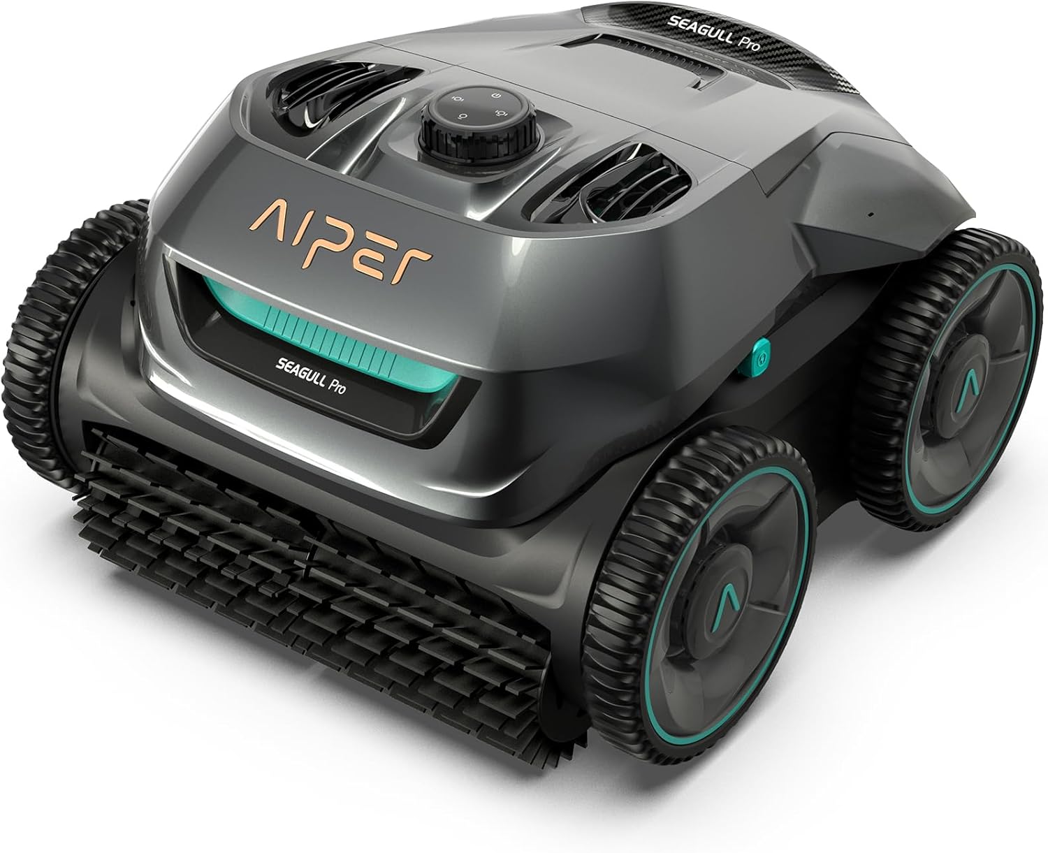 AIPER Seagull Pro Cordless Robotic Pool Vacuum Cleaner, Wall Climbing Pool Vacuum Lasts up to 150 Mins, Quad-Motor System, Smart Navigation