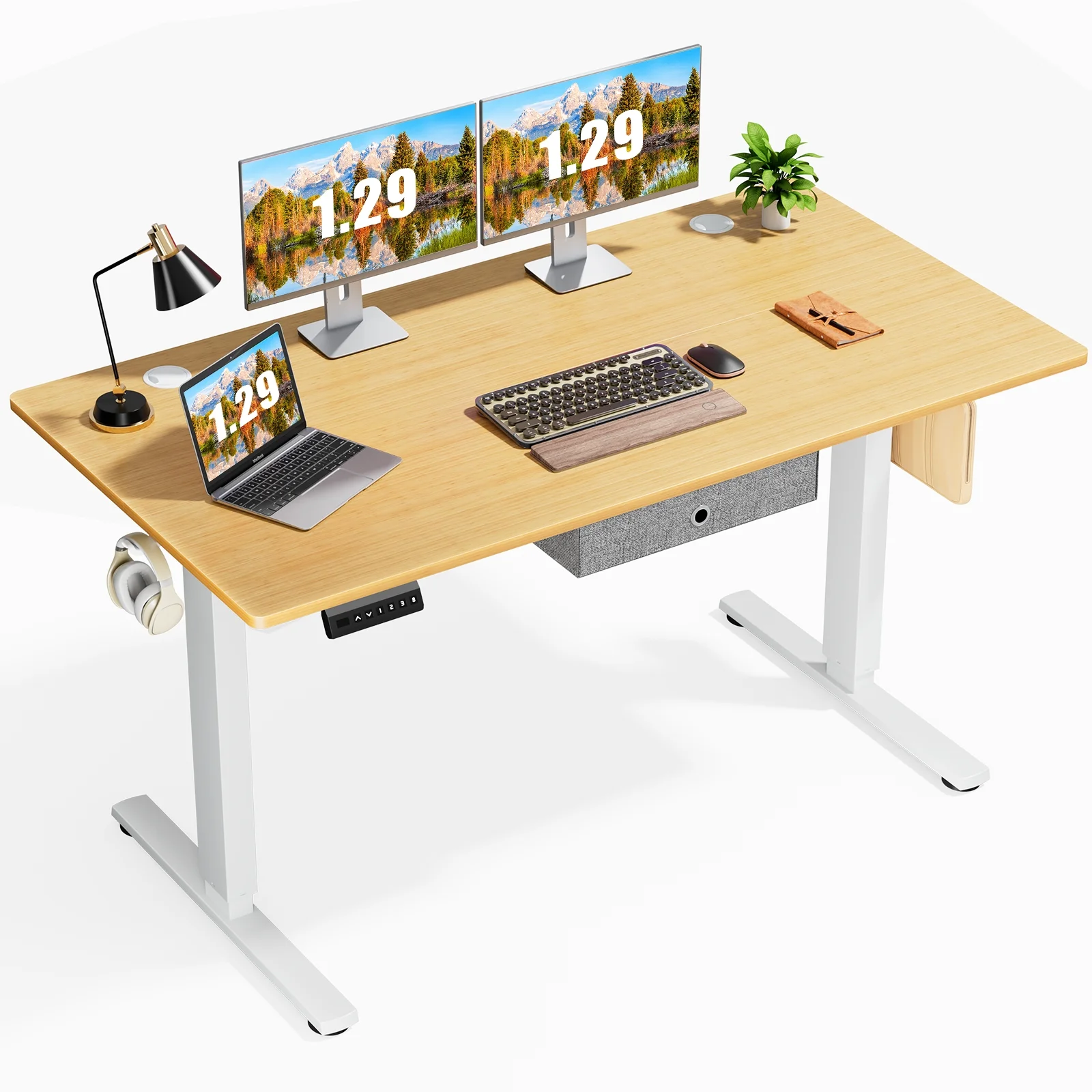 KPUY 55 x 24 Home Office Electric Height Adjustable Desk