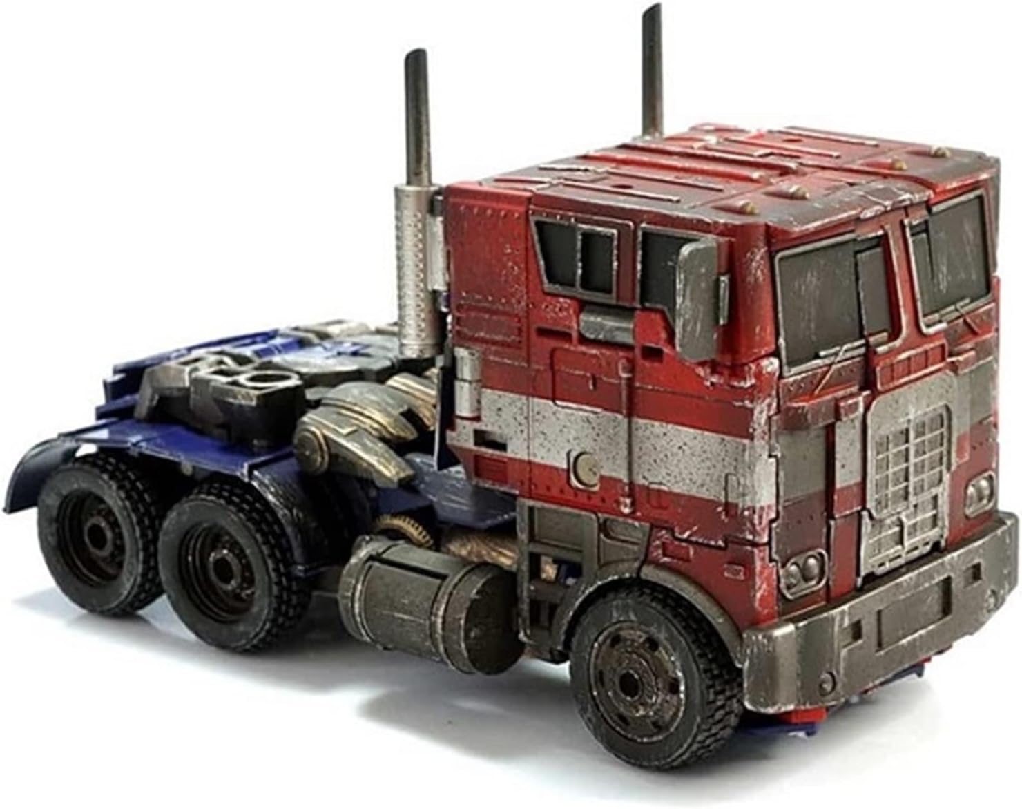 Transformer Toy Action Figure, Optimus Prime Leader Class Battle Damaged Edition，Multi-colored