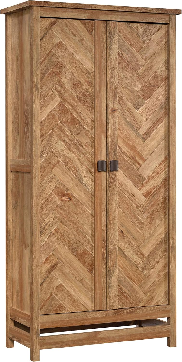 Sauder Cannery Bridge Storage Cabinet, Sindoori Mango finish