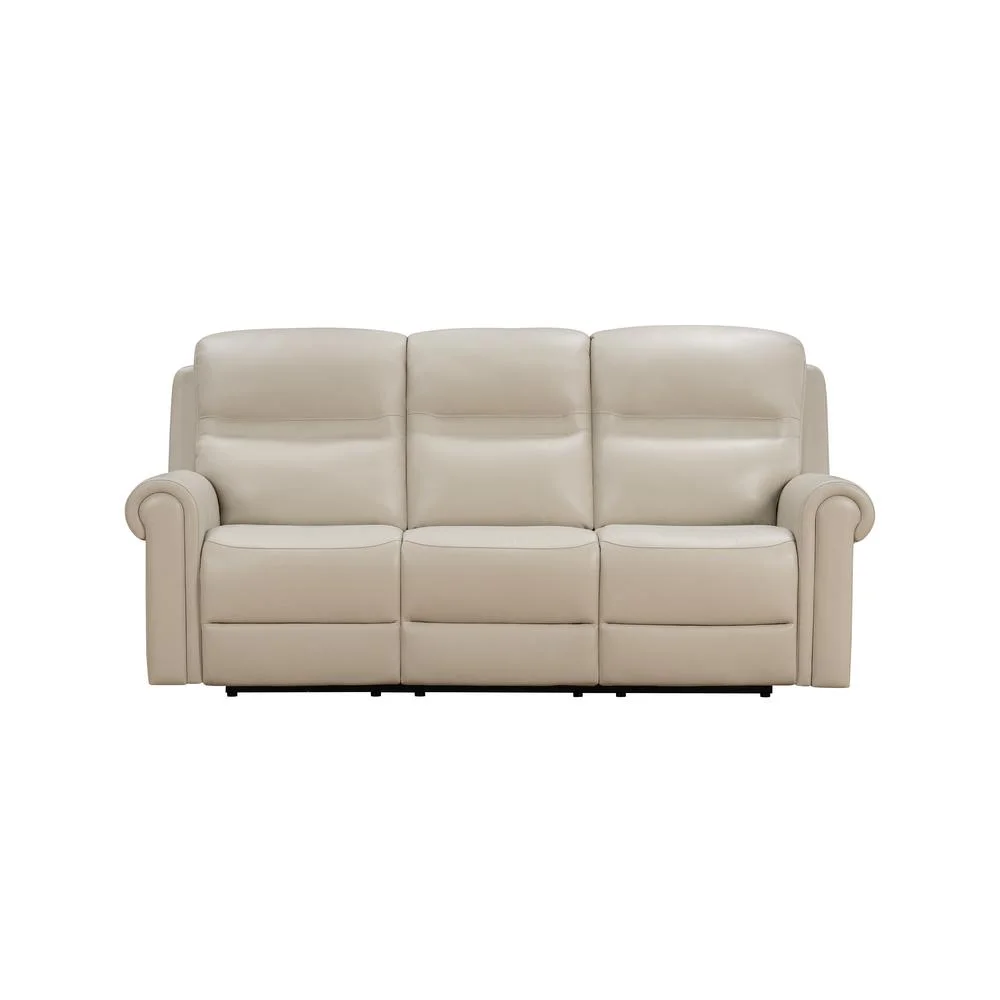 Barcalounger Reclining Sofa w/Power Head Rests & Drop Down Table w/2 Cup Holders