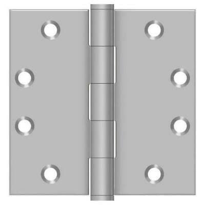 Deltana SS45U32D Full Mortise Door HINGE, Satin Stainless Steel, 4-1/2 inch x 4-1/2 inch