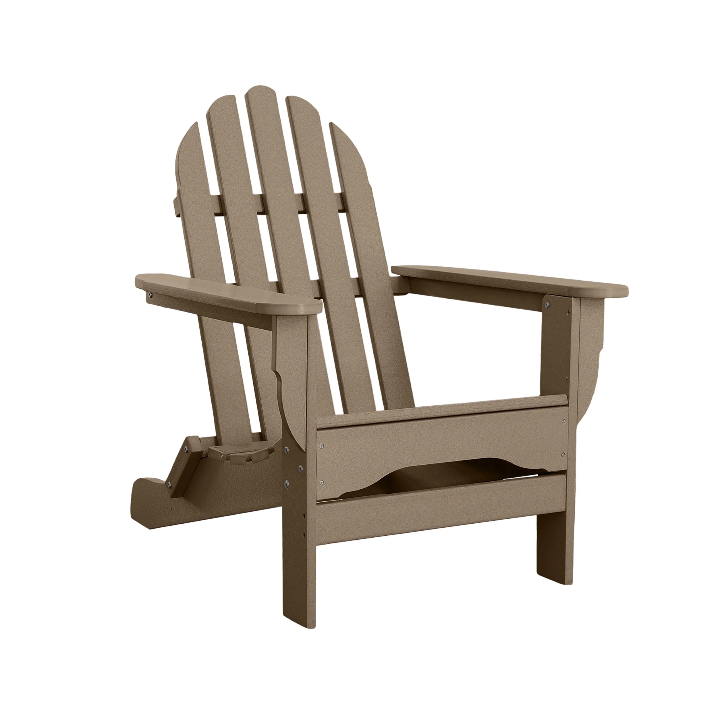 DuroGreen Adirondack Chair Made With All-Weather Tangentwood, Oversized, High End Classic Patio Furniture for Porch, Lawn, Deck, or Fire Pit