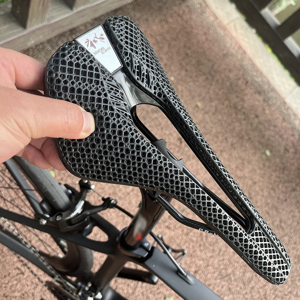 RACEWORK Bicycle saddle,Mountain Road Saddle 3d Printed Saddle Mtb Mountain Road Saddle Huiop 30crmo Mewmewcat Laoshe