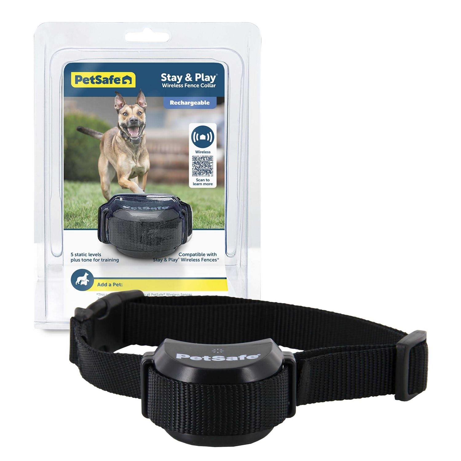 PetSafe Stay and Play Wireless Fence Rechargeable Receiver Collar - Pet Supplies online store