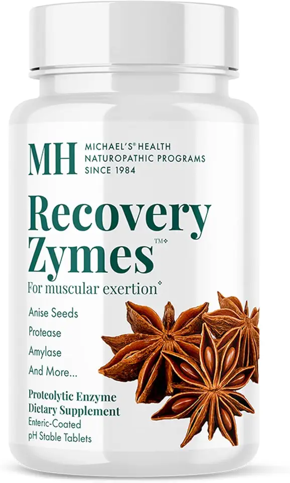 MICHAEL'S Health Naturopathic Programs Recovery Zymes - 90 Enteric Coated pH Stable Tablets - Proteolytic Enzyme Supplement