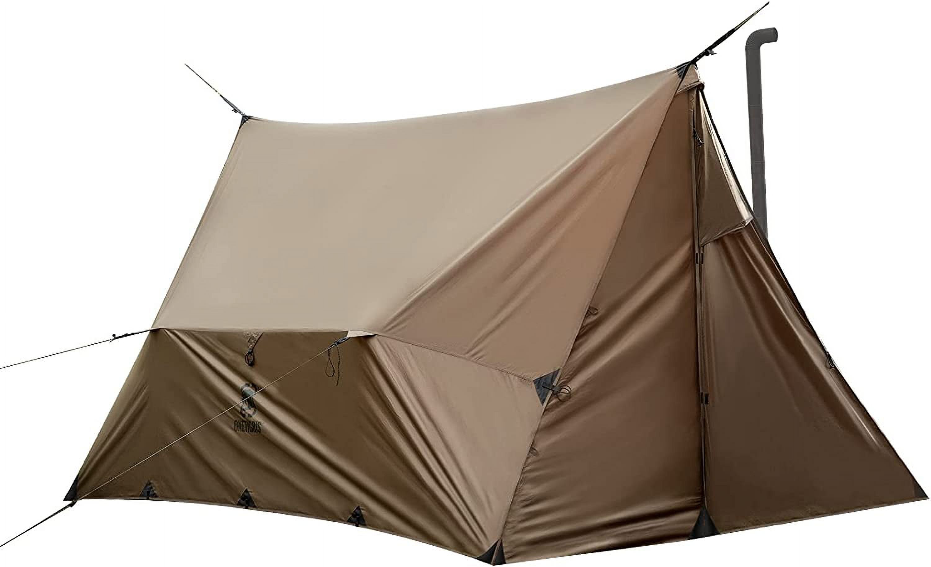 NANYUN ROCDOMUS Hammock Hot Tent with Stove Jack, Versatile Lightweight Waterproof Camping Tarp with Zippered Tent Bag