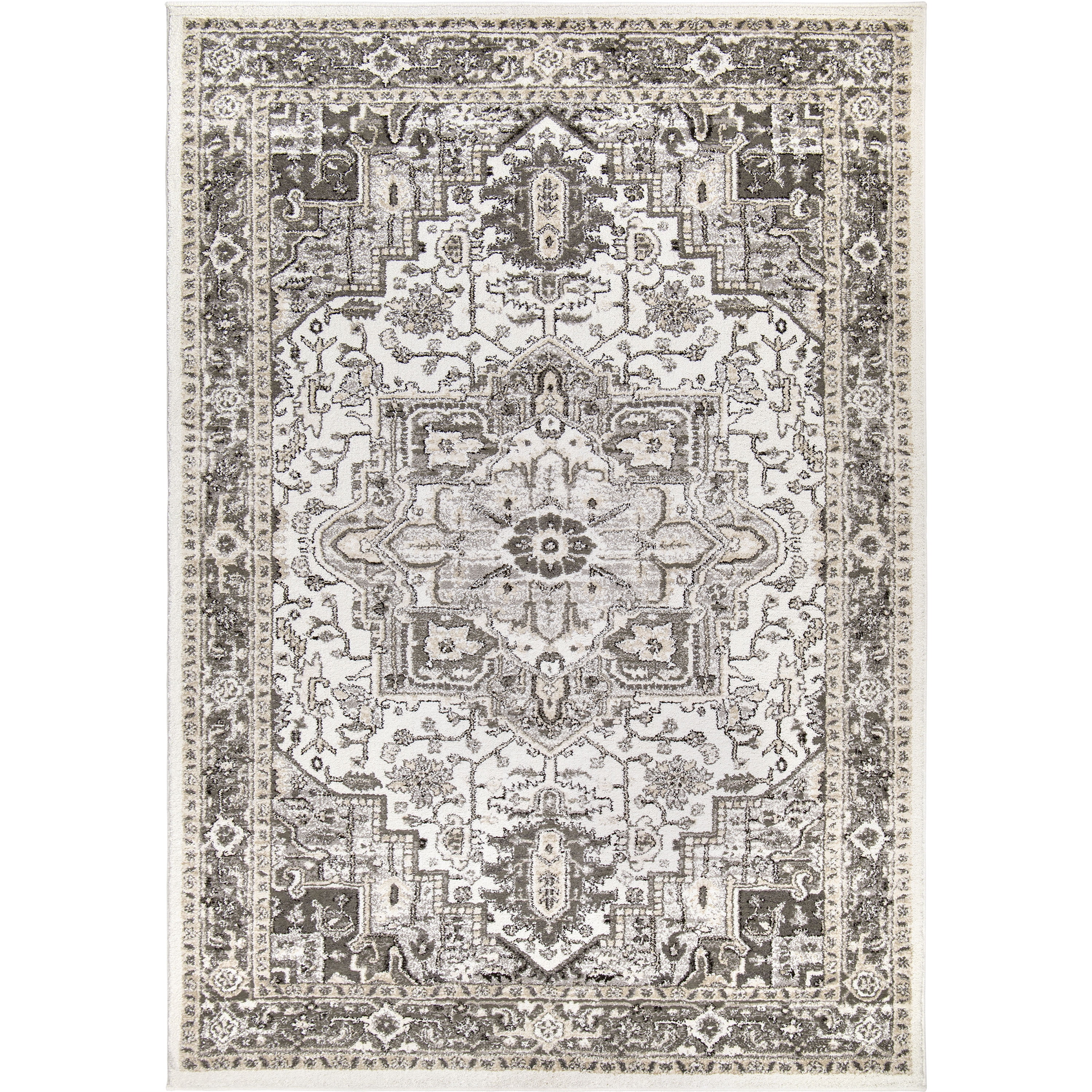 My Texas House Lone Star Belle 5'3" X 7'6" Natural Floral Area Rug