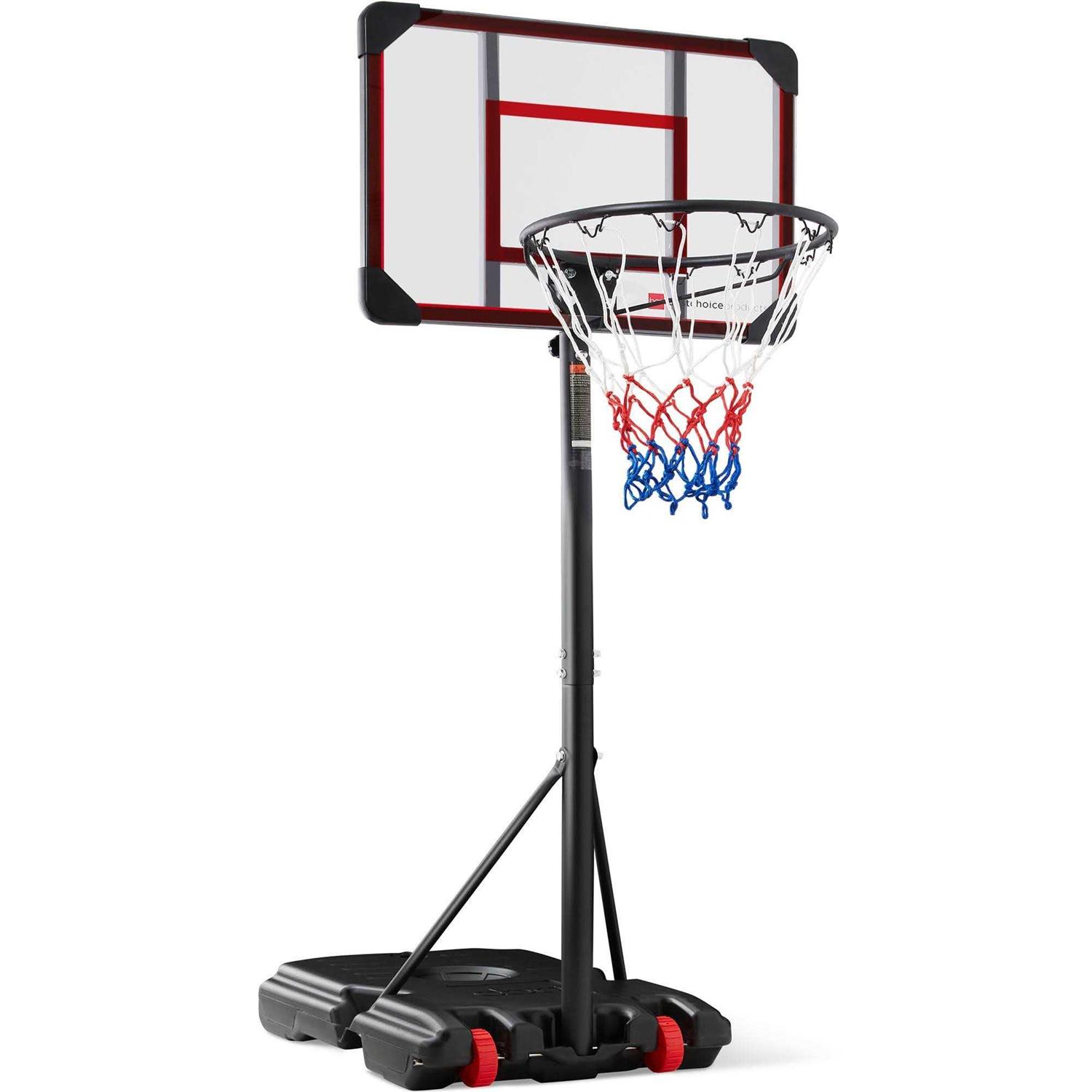 Best Choice Products Kids Height-Adjustable Basketball Hoop System Portable Game w/ 2 Wheels - Sports Supplies Online Store