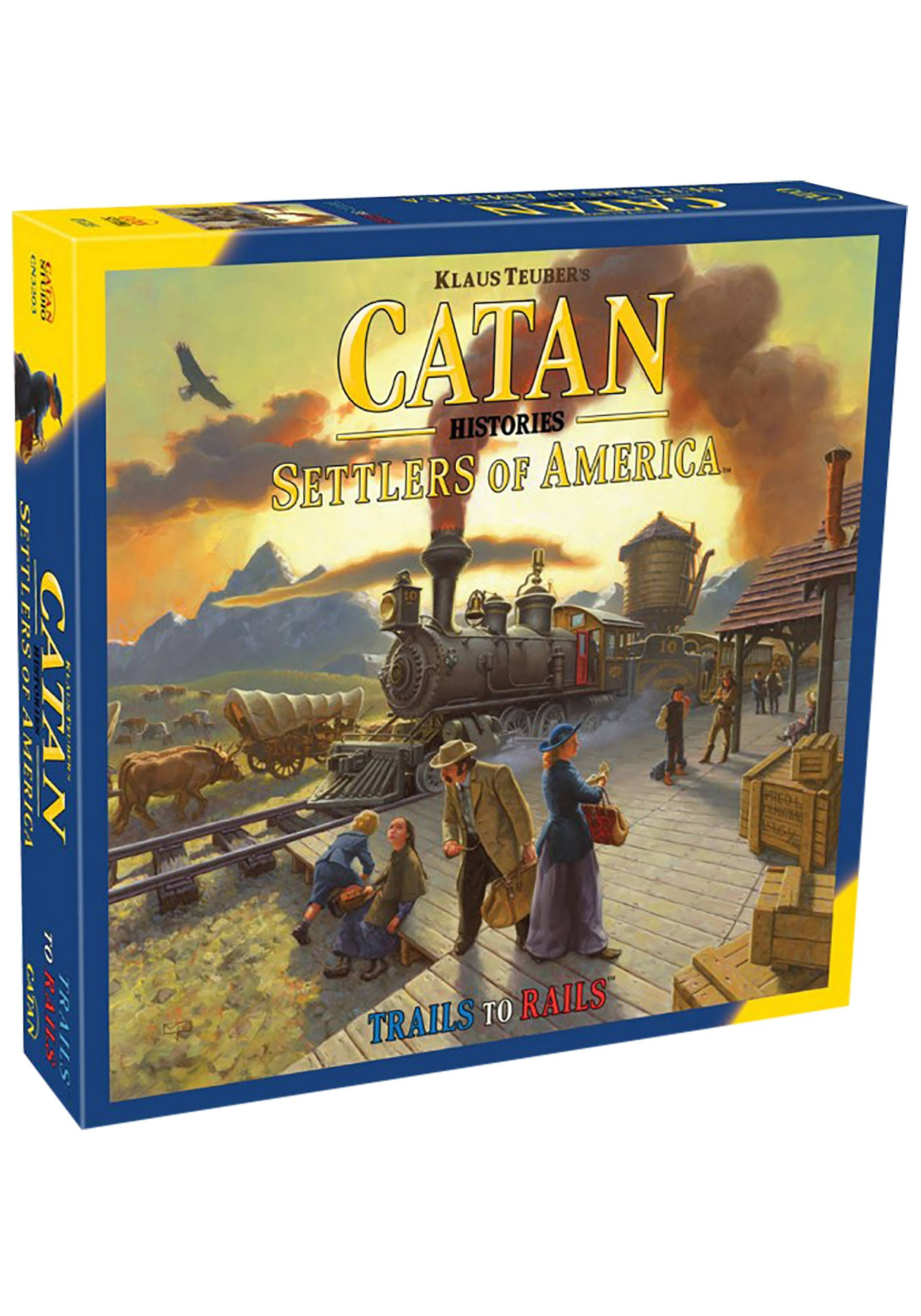 Catan Board Game, Histories: Settlers Of America Trails To Rails