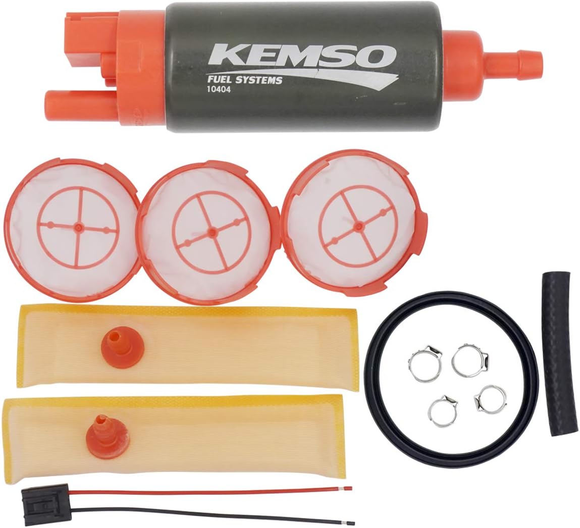 KEMSO-10404 NEW 255LPH High Performance Fuel Pump "Replace Walbro GSC404" Pack of 2