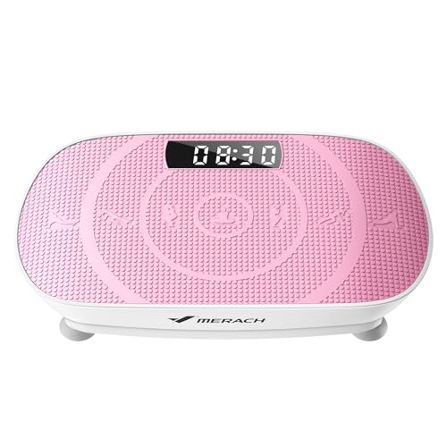 MERACH Vibration Plate Exercise Machine, Whole Body Workout Equipment for Women, Bluetooth and Silicone Pedal, Vibration Plate with Auto Mode