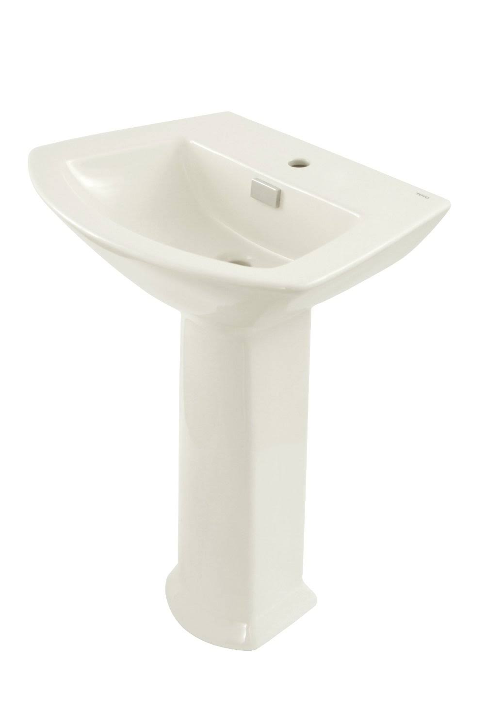 Toto LPT960#11 Soiree Pedestal Lavatory with Single Faucet Hole - Colonial White